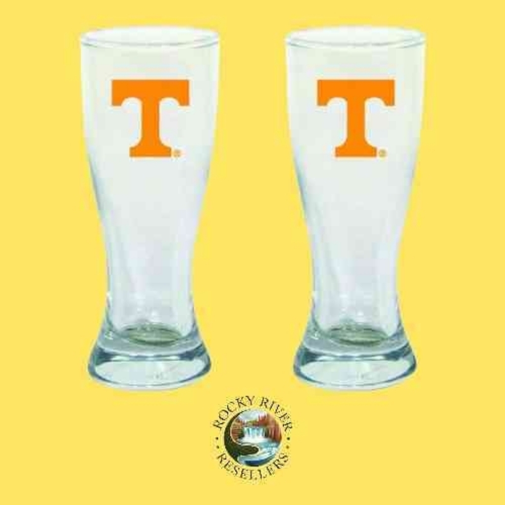 TN Volunteers Pilsner Glass | Set Of 2 | NWOT | 23 Oz | RRR Barware